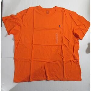 Polo Ralph Lauren Mens T-Shirt Orange Size XX-Large XXL NWOT